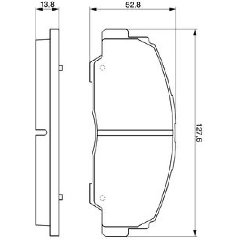 Bosch Bremsbelagsatz 0 986 424 297 Bosch Bremsbelagsatz 0 986 424 297