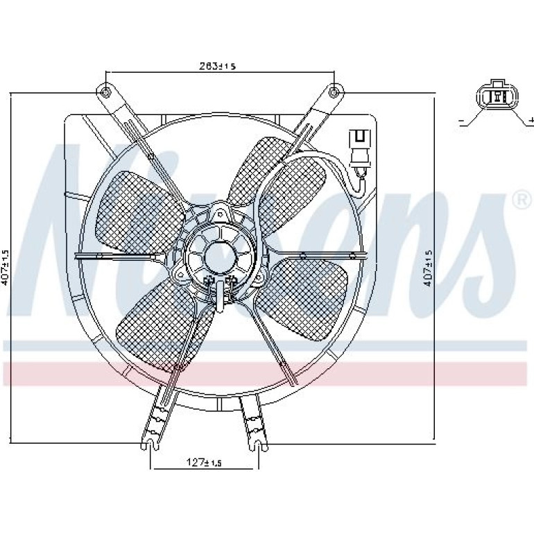 Kühlerlüfter PKW 85043 Kühlerlüfter PKW 85043