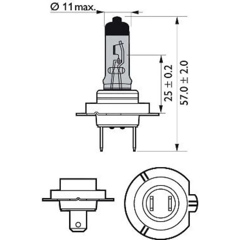 H7 12V 55W PX26d WhiteVision Ultra Moto 1 Stück Blister Philips 12972WVUBW H7 12V 55W PX26d WhiteVision Ultra Moto 1 Stück Blister Philips 12972WVUBW