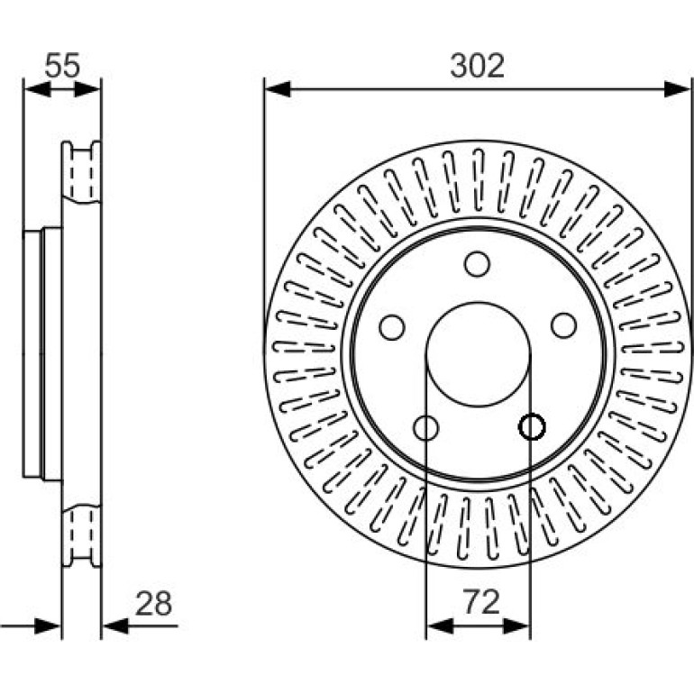 Bremsscheibe 0 986 479 C38 Bremsscheibe 0 986 479 C38