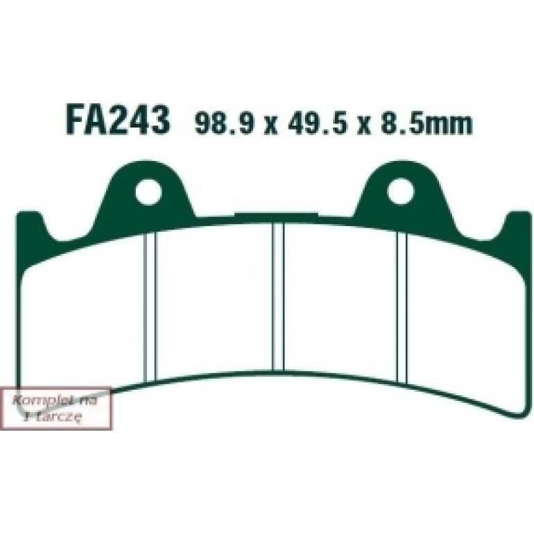 EBC Bremsklötze FA243HH EBC Bremsklötze FA243HH