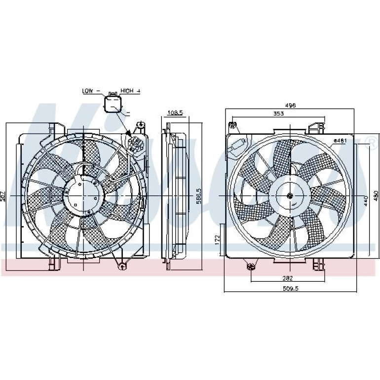Kühlerlüfter PKW 850039 Kühlerlüfter PKW 850039