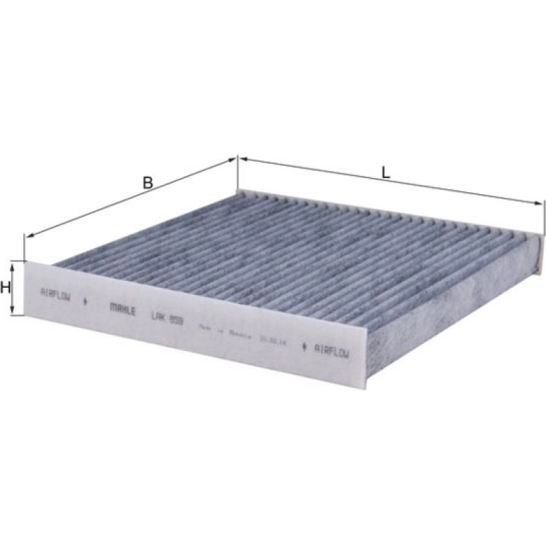 MAHLE Filter, Innenraumluft LAK 859
