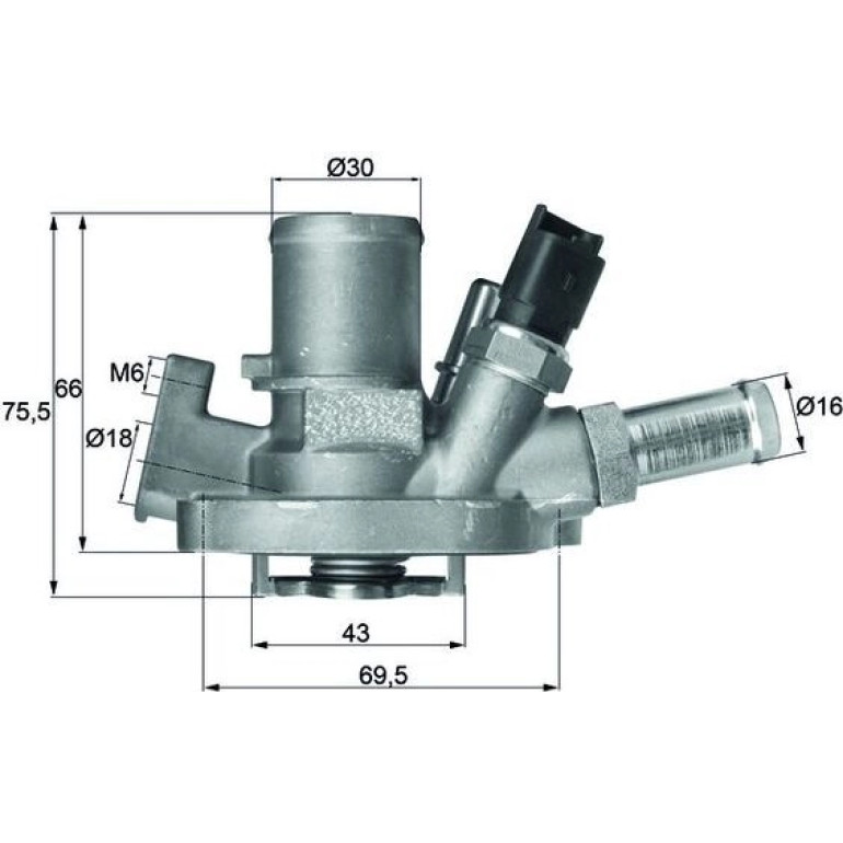 Integralthermostat TI 151 80 Integralthermostat TI 151 80