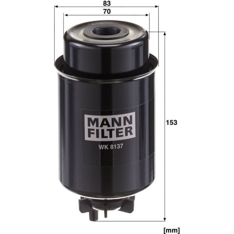 Mann & Hummel Kraftstofffilter LKW WK 8137 Mann & Hummel Kraftstofffilter LKW WK 8137