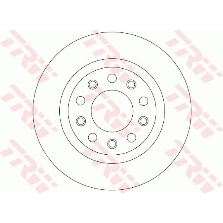 Bremsscheibe Alfa T. Giulietta 1.6-2.0 Jtdm 10-beschichtet DF8070 Bremsscheibe Alfa T. Giulietta 1.6-2.0 Jtdm 10-beschichtet DF8070