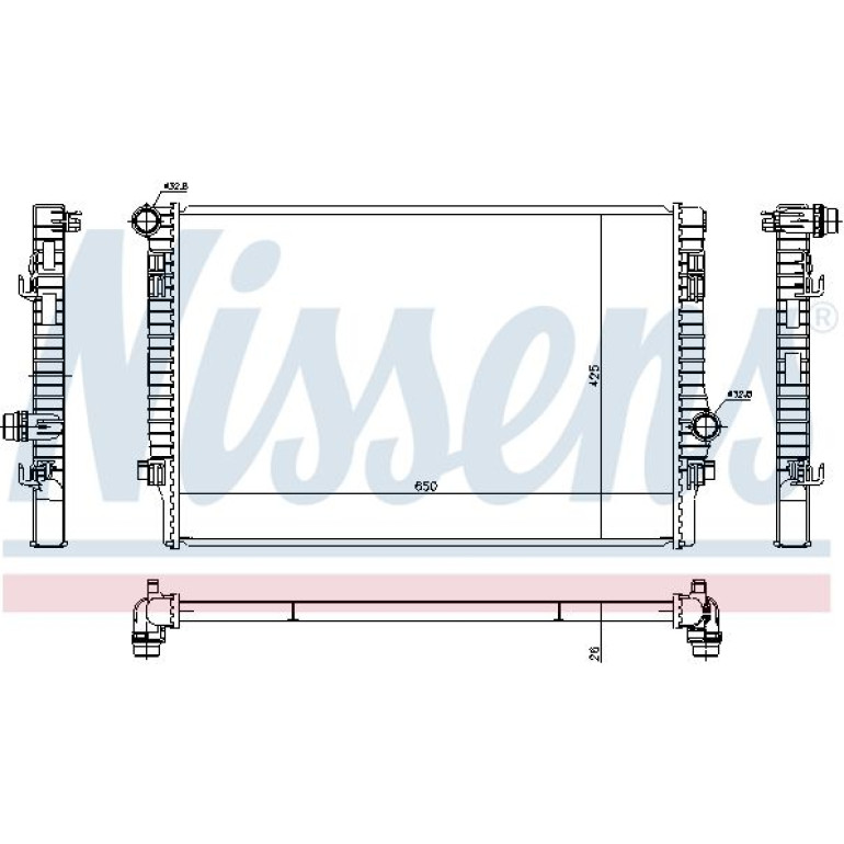 Wasserkühler PKW 65302 Wasserkühler PKW 65302