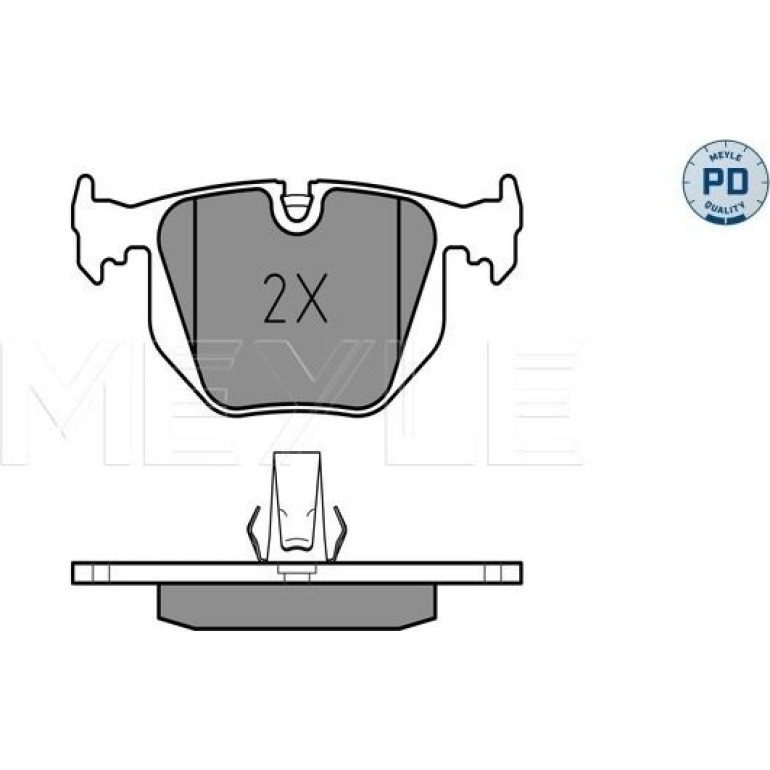 Bremsbelagsatz Bmw T. E38/E46 00 025 214 8717/PD Bremsbelagsatz Bmw T. E38/E46 00 025 214 8717/PD