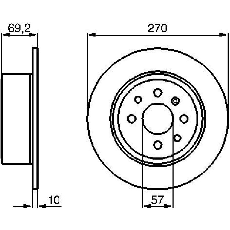 Bremsscheibe HA 0 986 478 420 Bremsscheibe HA 0 986 478 420