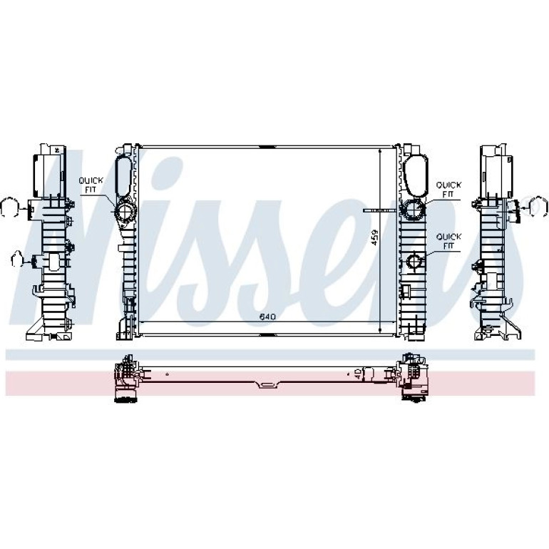 Wasserkühler PKW 67105 Wasserkühler PKW 67105