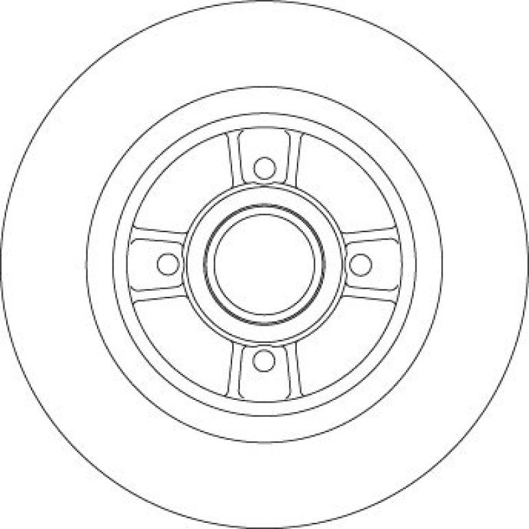Bremsscheibe Renault T. Megane/Scenic 1.4-2.0 97-03 DF4272BS Bremsscheibe Renault T. Megane/Scenic 1.4-2.0 97-03 DF4272BS