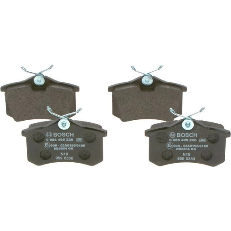 Bosch Bremsbelagsatz 0 986 495 226 Bosch Bremsbelagsatz 0 986 495 226