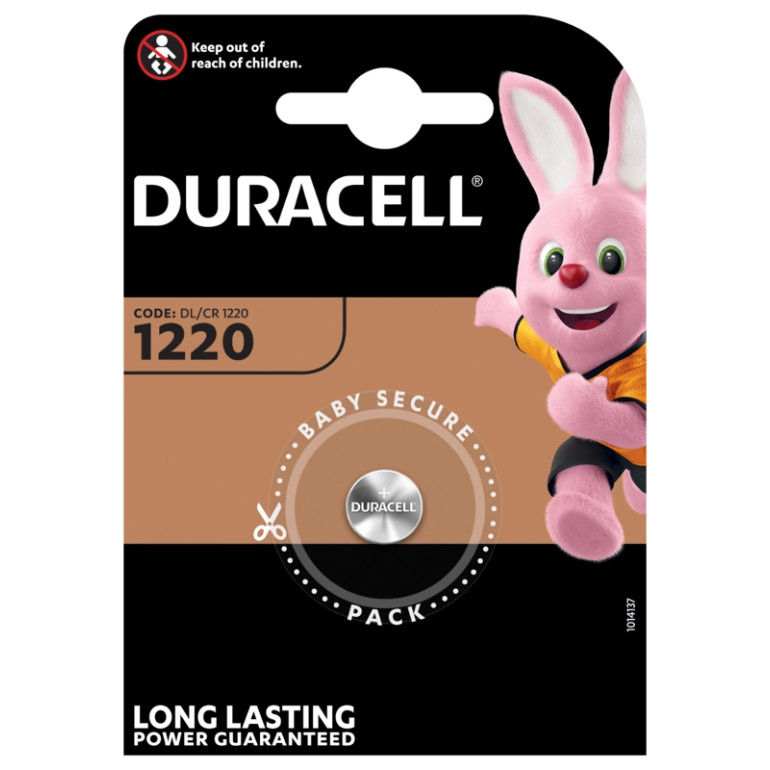 Duracell Lithium CR1220 Knopfbatterie 1 Stk Blister 5000394030305 Duracell Lithium CR1220 Knopfbatterie 1 Stk Blister 5000394030305