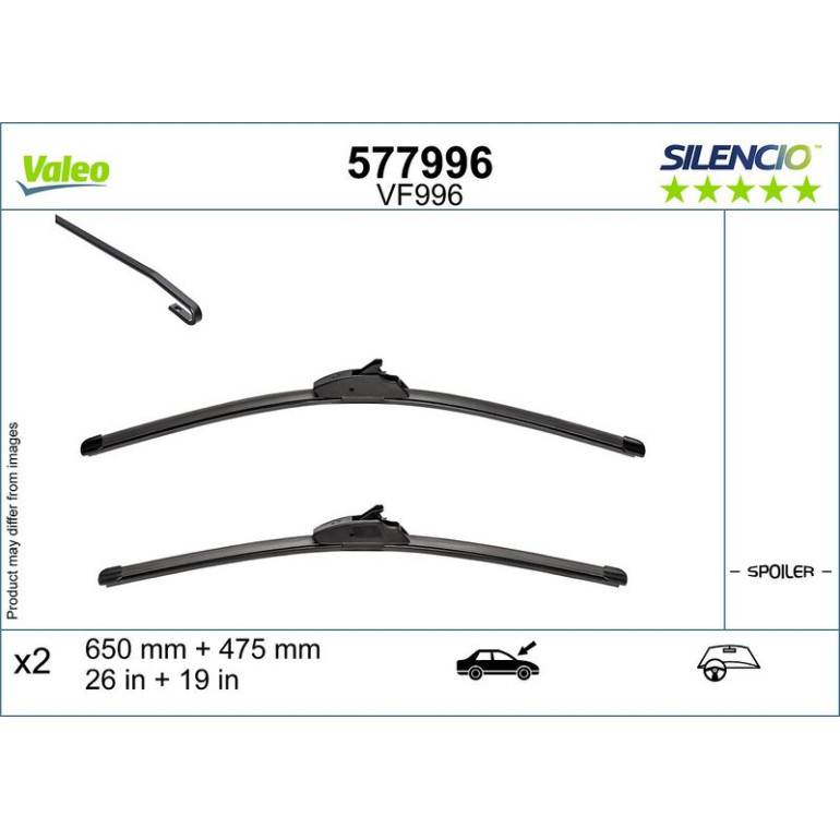 VALEO Scheibenwischer 577996 VALEO Scheibenwischer 577996