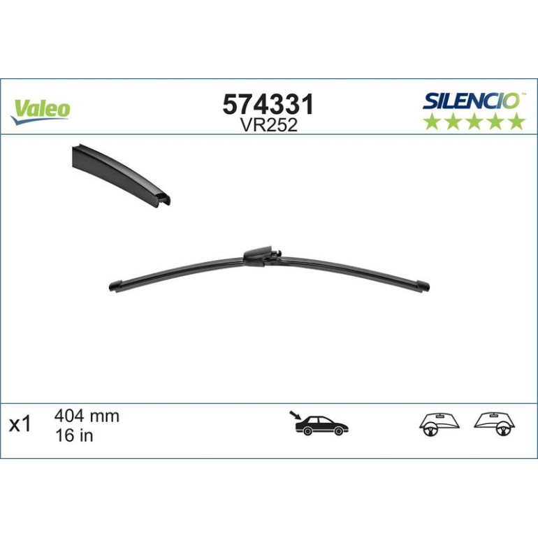 VM252 VALEO Silencio X.TRM HECK 574331 VM252 VALEO Silencio X.TRM HECK 574331