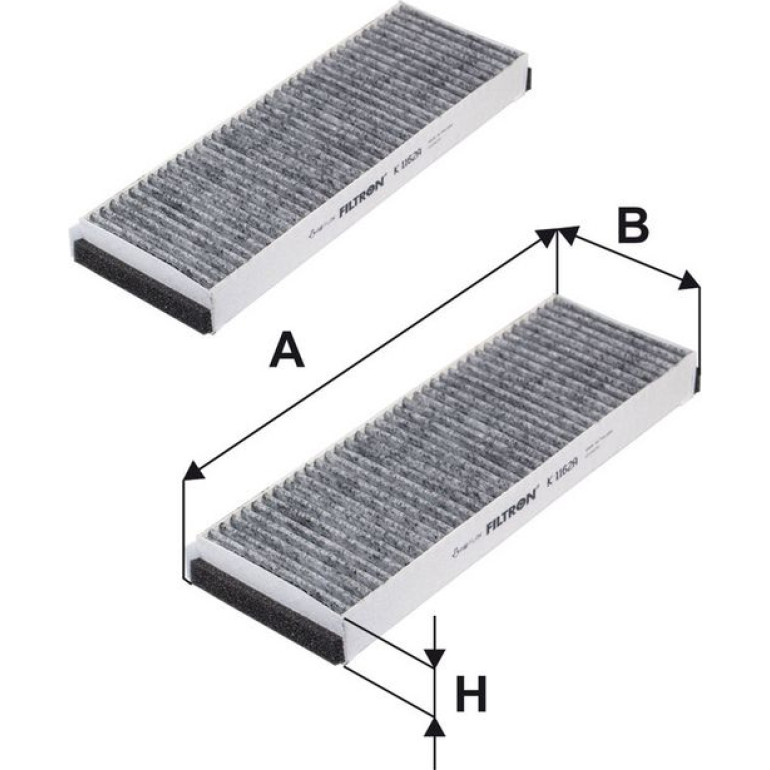 FILTRON Filter, Innenraumluft K 1162A-2x FILTRON Filter, Innenraumluft K 1162A-2x