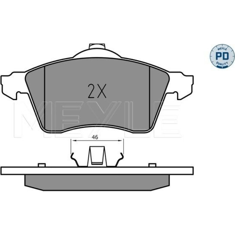 Bremsbelagsatz Vw P. T4 96- Ko A 15 025 218 8319/PD Bremsbelagsatz Vw P. T4 96- Ko A 15 025 218 8319/PD