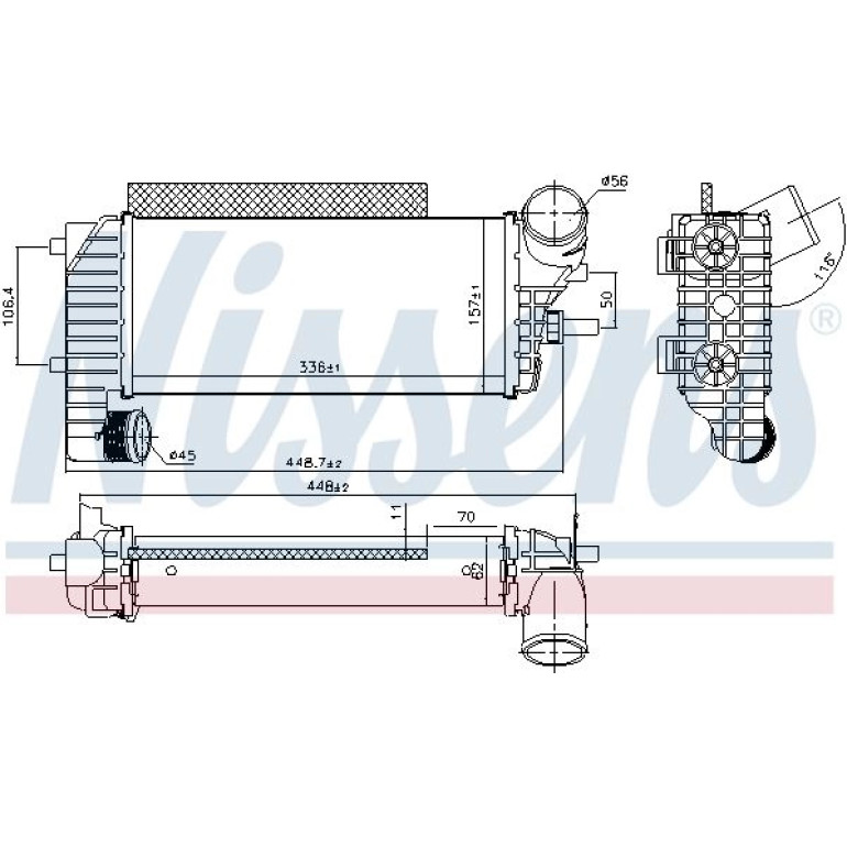 Ladeluftkühler PKW 96251 Ladeluftkühler PKW 96251