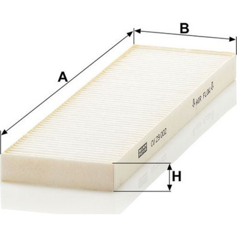 Mann & Hummel Innenraumfilter PKW CU 29 002-2 Mann & Hummel Innenraumfilter PKW CU 29 002-2