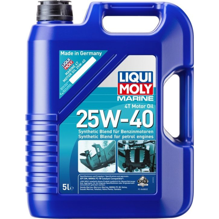 Liqui Moly Marine 4T Motor Oil 25W-40 5 l 25027 Liqui Moly Marine 4T Motor Oil 25W-40 5 l 25027