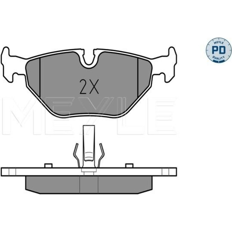 Bremsbelagsatz Bmw T. E46 98 025 219 3417/PD Bremsbelagsatz Bmw T. E46 98 025 219 3417/PD