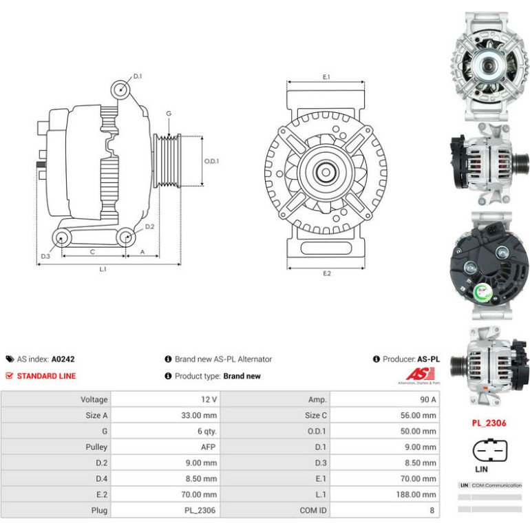 Generator A0242 Generator A0242