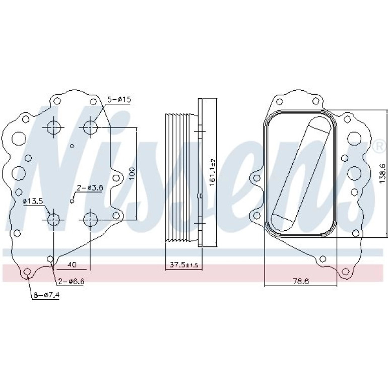 Ölkühler PKW 91108 Ölkühler PKW 91108