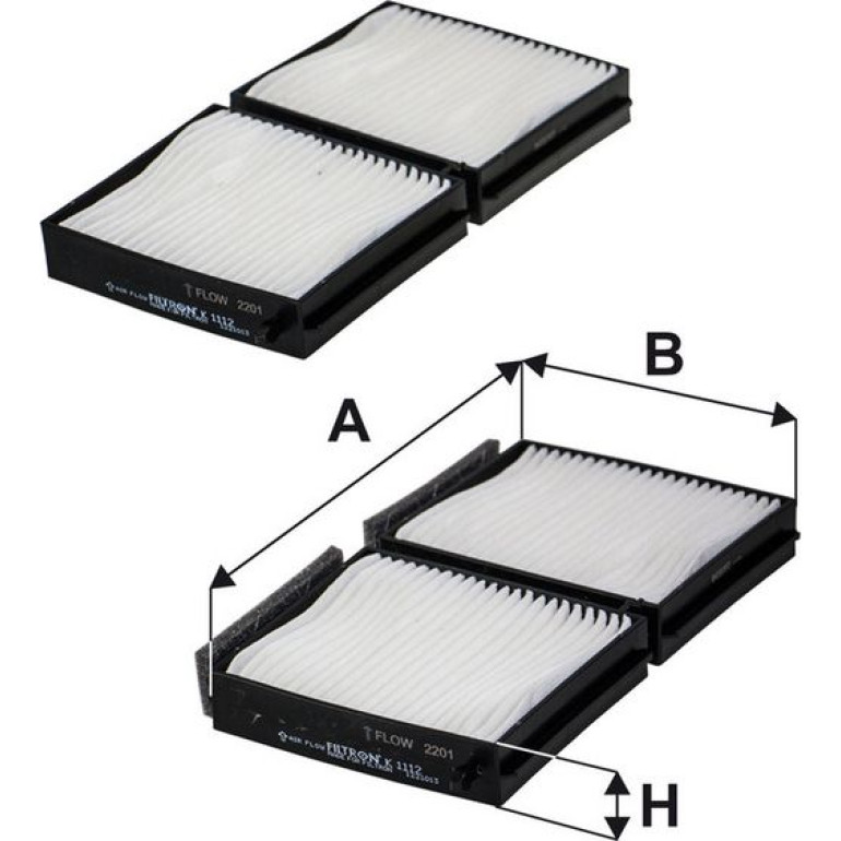 FILTRON Filter, Innenraumluft K 1112-2x FILTRON Filter, Innenraumluft K 1112-2x