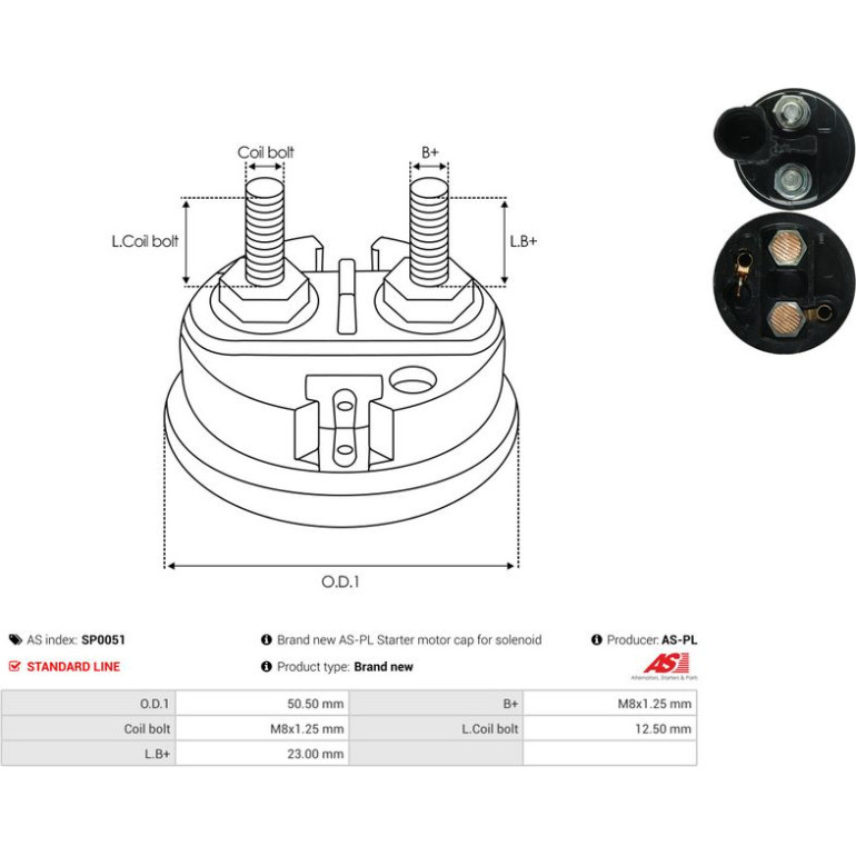 Reparatursatz, Starter SP0051 Reparatursatz, Starter SP0051