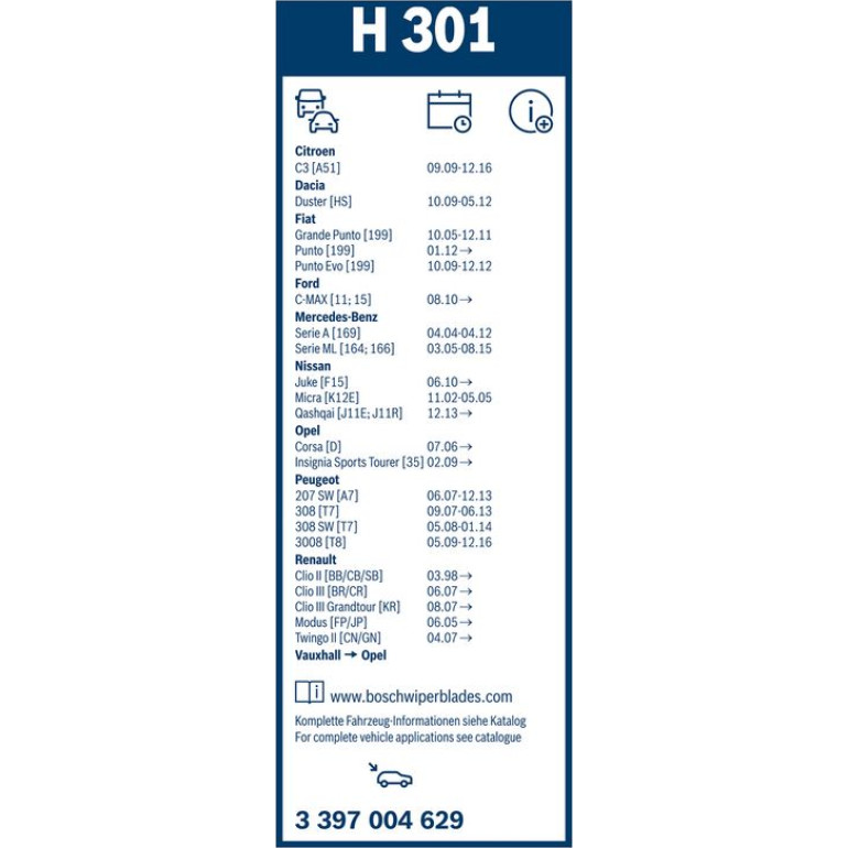 Scheibenwischer 3397004629 Scheibenwischer 3397004629
