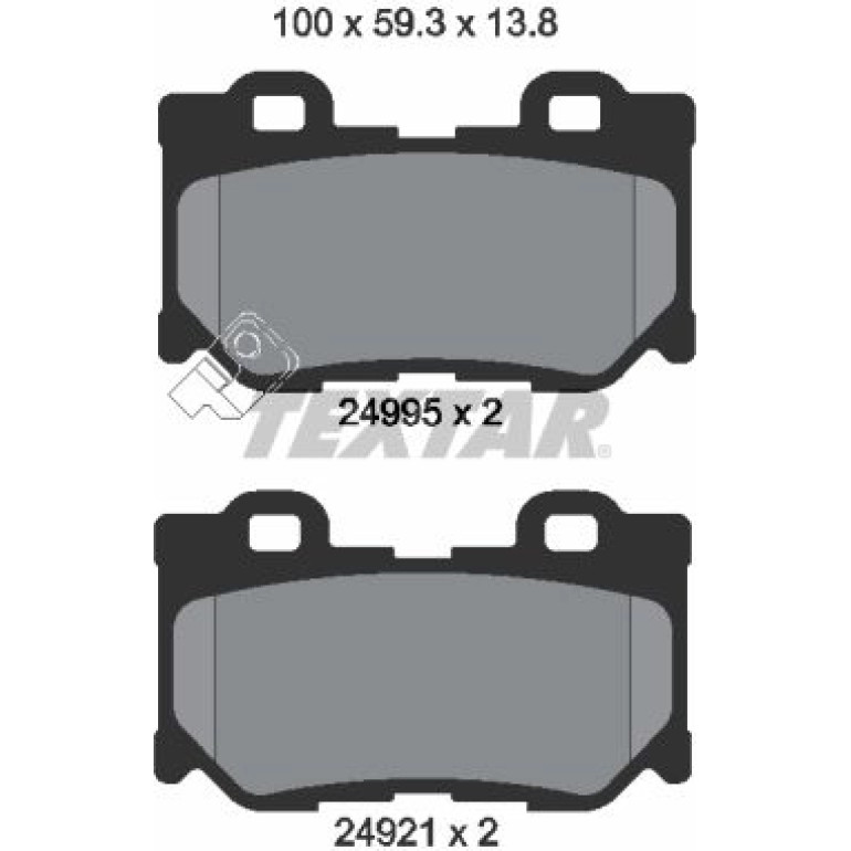 Bremsbelagsatz Nissan T. 370Z/Infiniti Fx/G37/Q70 09 2499501 Bremsbelagsatz Nissan T. 370Z/Infiniti Fx/G37/Q70 09 2499501
