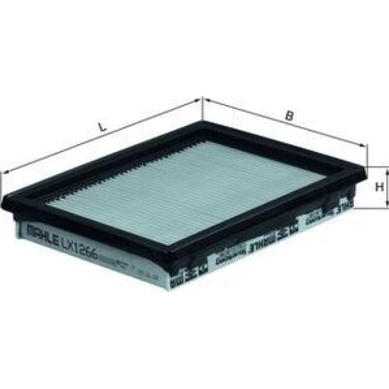 MAHLE Luftfilter LX 1266 MAHLE Luftfilter LX 1266