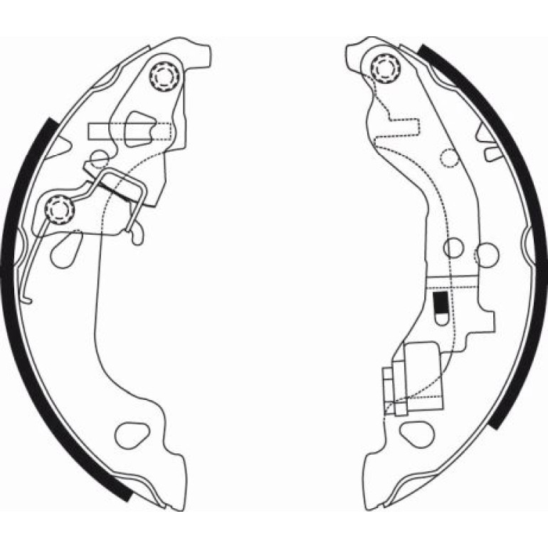 Bremsbacken Fiat Punto Ii 99 91054300