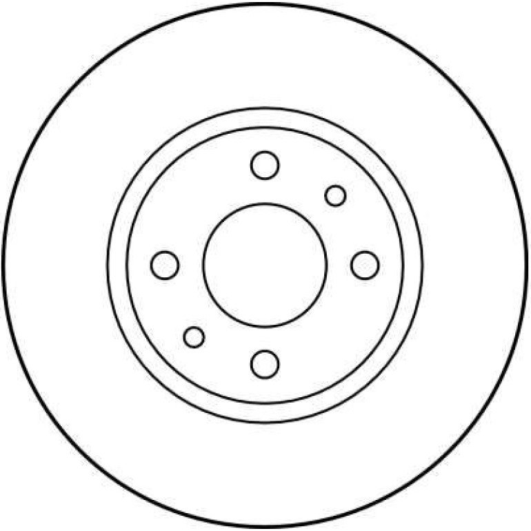 Bremsscheibe Fiat P. Tempra DF2686 Bremsscheibe Fiat P. Tempra DF2686