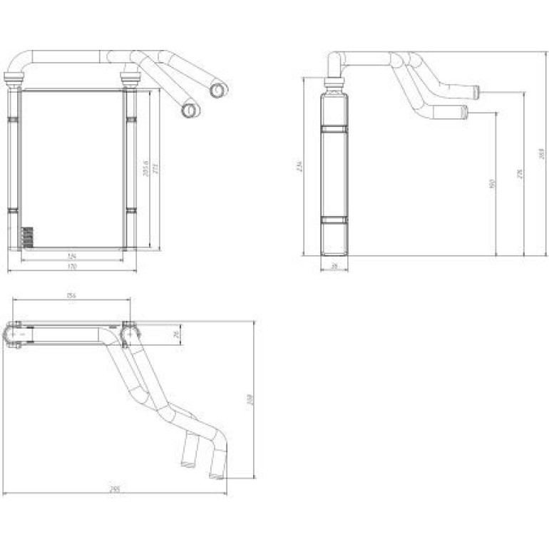 WÄRMETAUSCHER, INNENRAUMHEIZUNG NRF54435