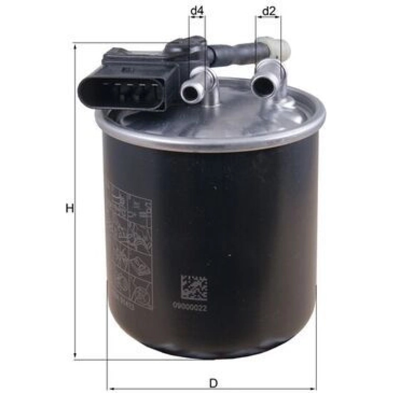 MAHLE Kraftstofffilter KL 913 MAHLE Kraftstofffilter KL 913