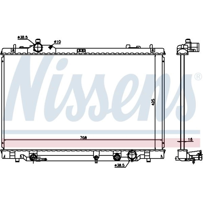 Wasserkühler PKW 646819 Wasserkühler PKW 646819