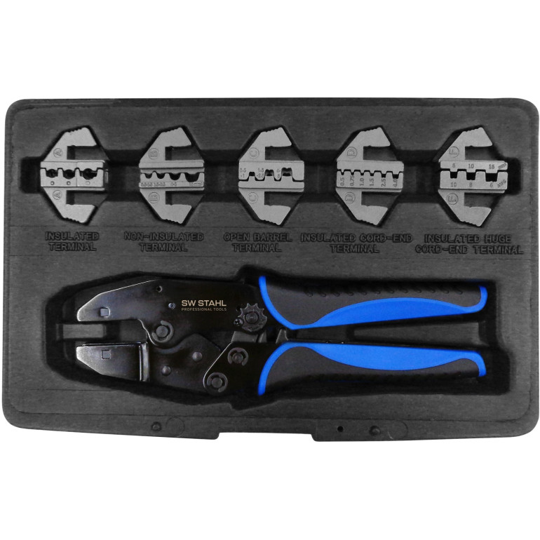 SW-Stahl Kabelschuhklemmzange 42585L SW-Stahl Kabelschuhklemmzange 42585L
