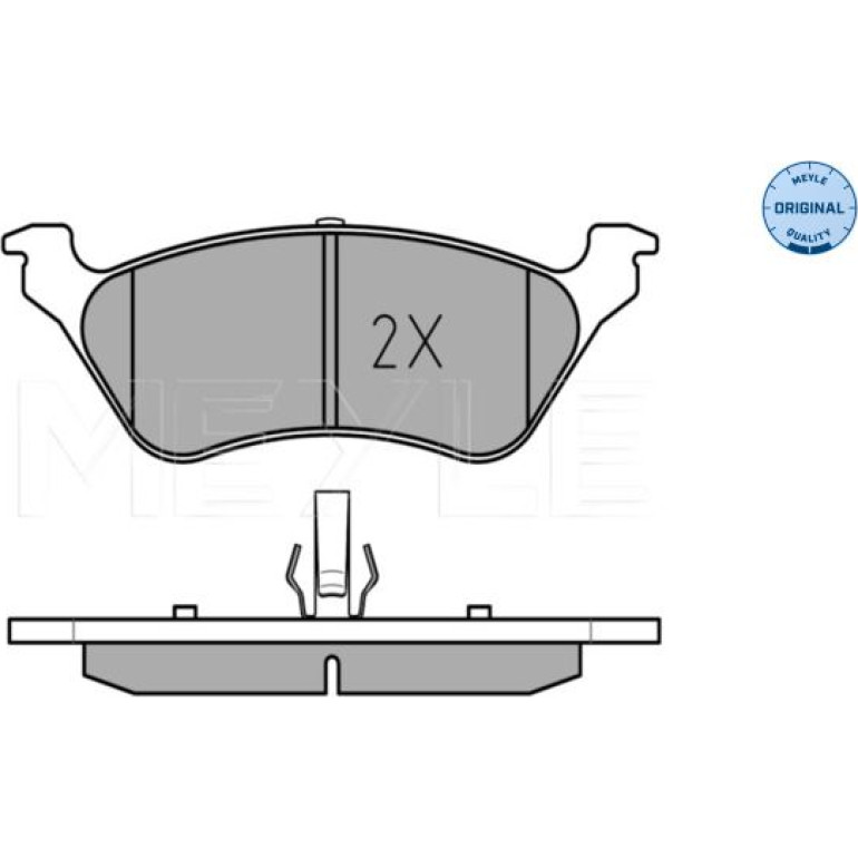Bremsbelagsatz Chrysler T. Voyager 00- Mit Sensor 025 240 3616/W Bremsbelagsatz Chrysler T. Voyager 00- Mit Sensor 025 240 3616/W