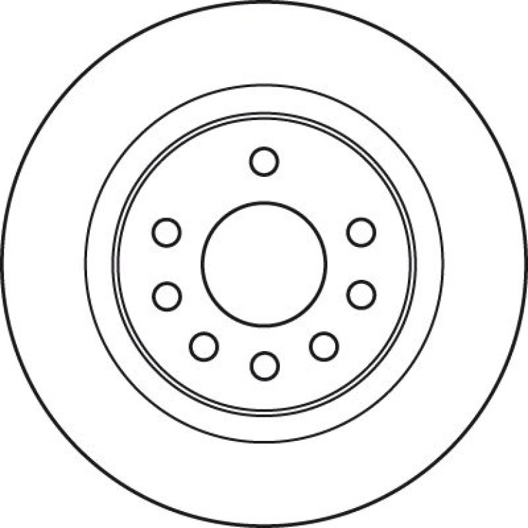 10 482 029 Bremsscheibe HA DF4938 10 482 029 Bremsscheibe HA DF4938
