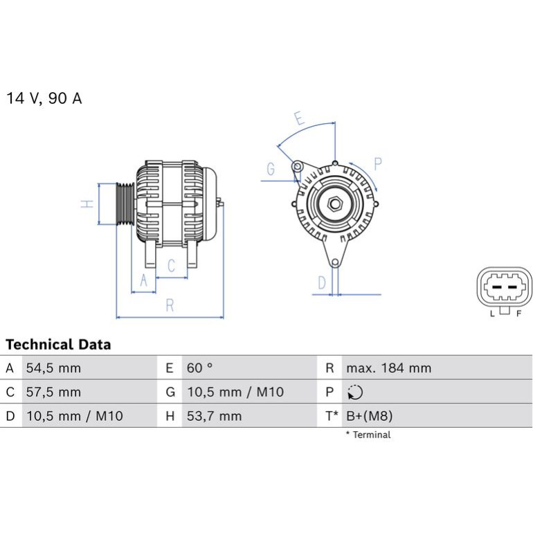 Lichtmaschine 0 986 083 810 Lichtmaschine 0 986 083 810