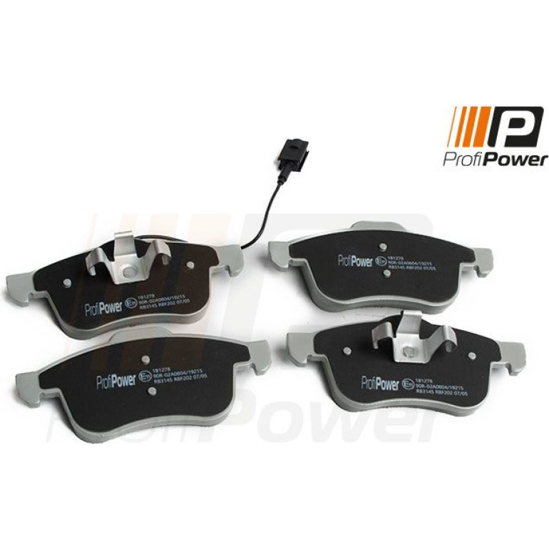 PROFIPOWER Bremsbelagsatz, Scheibenbremse 1B1278 PROFIPOWER Bremsbelagsatz, Scheibenbremse 1B1278