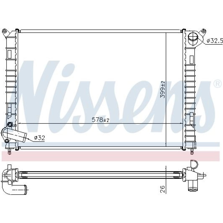Wasserkühler PKW 69703A Wasserkühler PKW 69703A