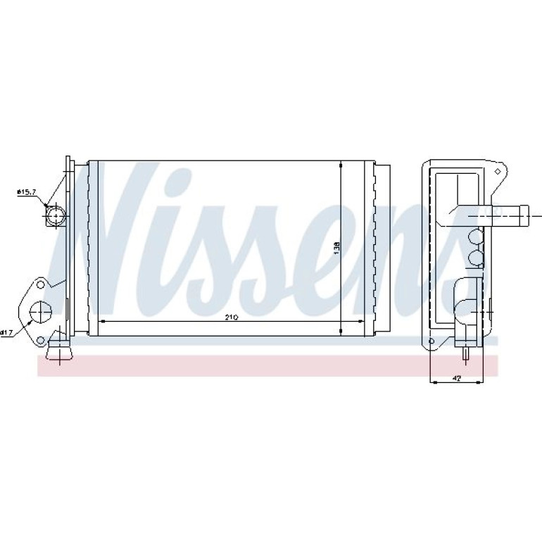 Heizkühler PKW 73964 Heizkühler PKW 73964