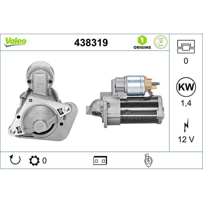 VALEO Anlasser 438319 VALEO Anlasser 438319