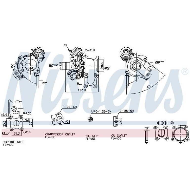 NISSENS Turbolader 93278 NISSENS Turbolader 93278