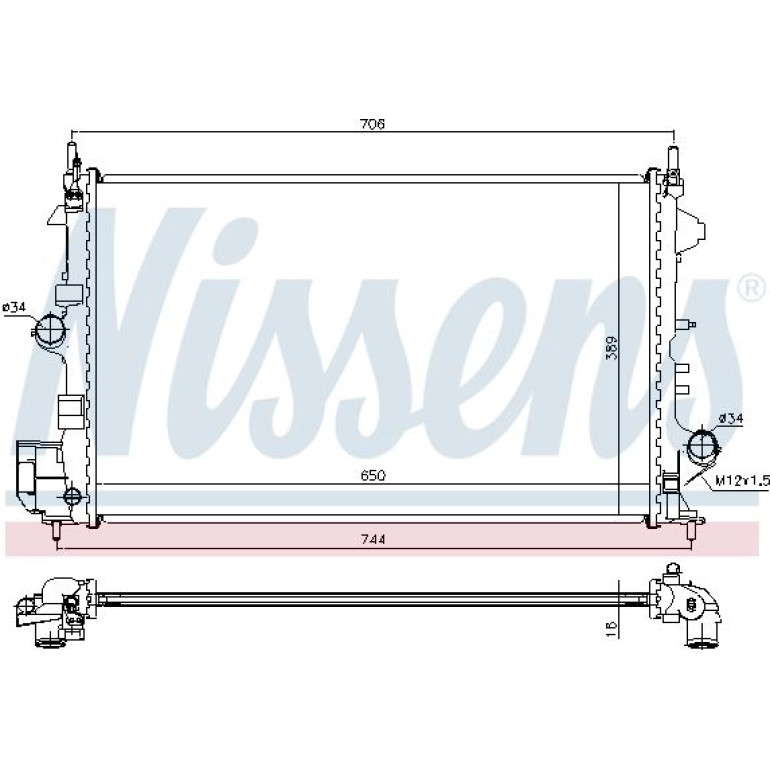 Wasserkühler PKW 63123 Wasserkühler PKW 63123