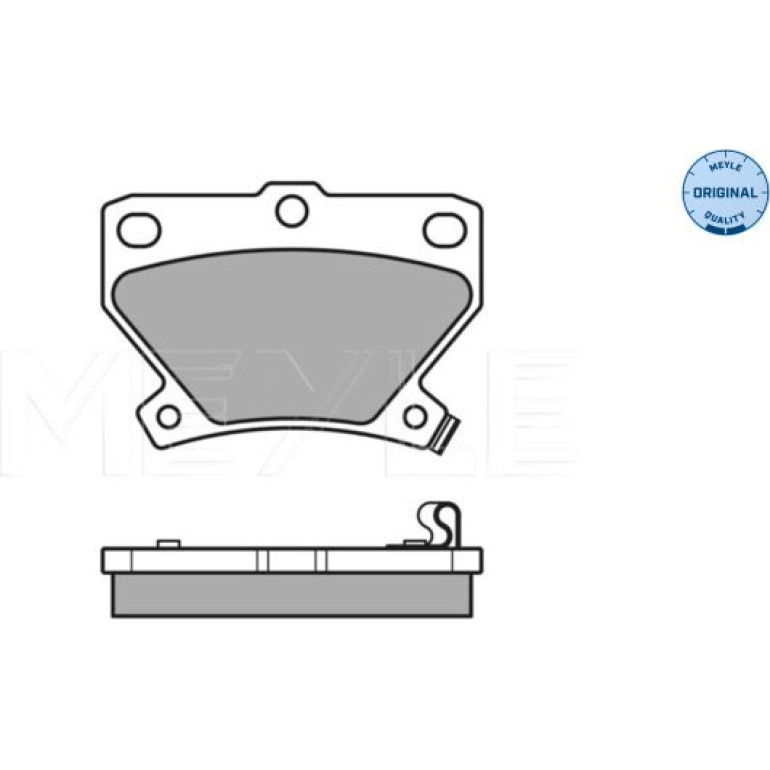 Bremsbelagsatz Toyota T. Corolla 02-/Yaris 99-/Prius 00- Mit Sensor 025 235 2114/W Bremsbelagsatz Toyota T. Corolla 02-/Yaris 99-/Prius 00- Mit Sensor 025 235 2114/W