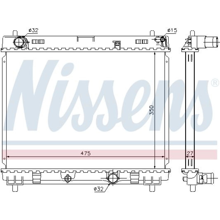 Wasserkühler PKW 64696 Wasserkühler PKW 64696