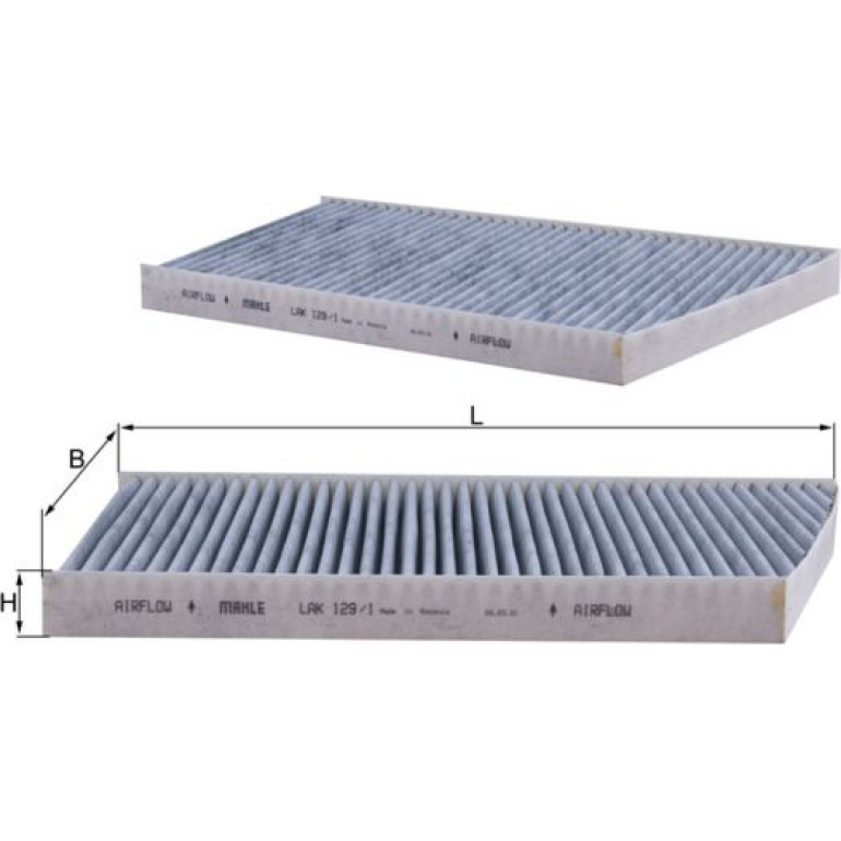 MAHLE Filter, Innenraumluft LAK 129/1 MAHLE Filter, Innenraumluft LAK 129/1